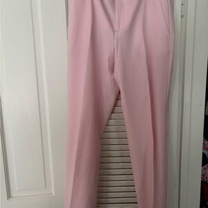 Banana Republic pink slacks.